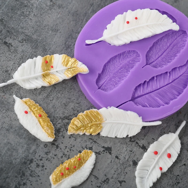 

Angel Feather Silicone Mold Fondant Mould Cake Decorating Tools Chocolate, Gumpaste Molds, Sugarcraft ,Kitchen Gadgets