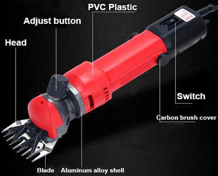 750 Вт электрическая резка ножницы для стрижки Овцы козы Альпака ножницы для стрижки животных ножницы для шерсти товары для фермы