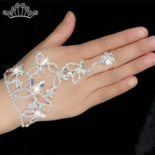 Свадебные браслеты, аксессуары, кристалл, стразы, манжета, браслеты для женщин, для вечеринки, выпускного вечера, подружки невесты, принцесса, ювелирное изделие, подарок
