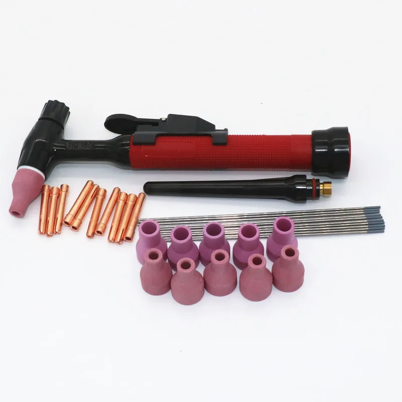 

Argon Welding TIG Torch Air Cooled TIG Torches Torch body QQ150A Collet Ceramic Nozzle Tungsten