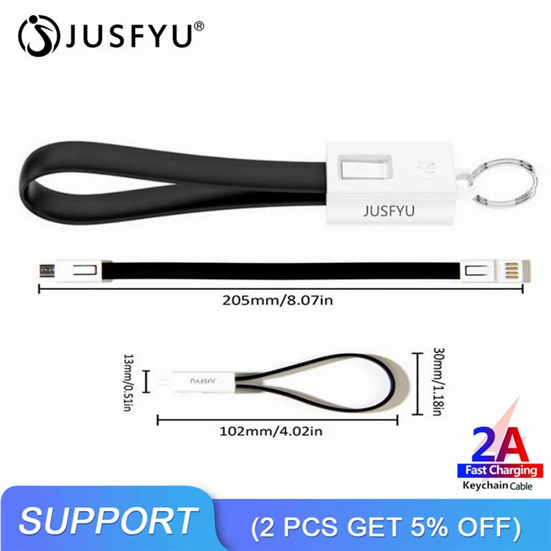 سلسلة مفاتيح محمولة المصغّر usb كابل ل فون 6 s 7 8 زائد X XS ماكس XR 5 s سريع شحن كابل شاحن الهاتف المحمول ل باد 4 5 6