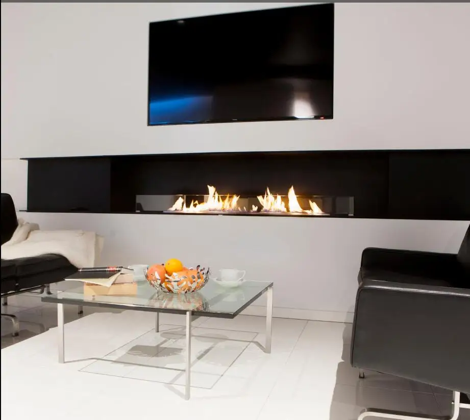 Inno living fire 60 inch luxury real flame electric bio ethanol fireplace inserts | Обустройство дома