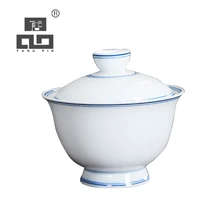TANGPIN ceramiczna waza ręcznie malowana gaiwan dzbanek ceramiczny czajnik 180ml(China)