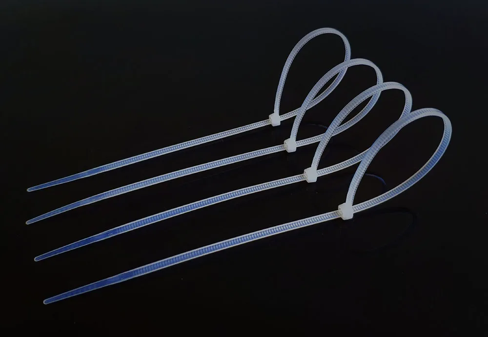 Self-Lock cable ties Plastic Nylon Wire ties Cable Zip Ties 3*100 3*150 3*200 4*150 White 100pcs Nylon Ties Fasten Loop Cable