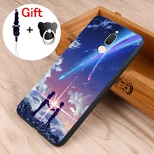

Huawei Nova 2i Case Cover 5.9 Inch Black Frame Cartoon Painted Soft TPU Phone Shell For Huawei Mate 10 Lite RNE-L21 RNE-L01#1028