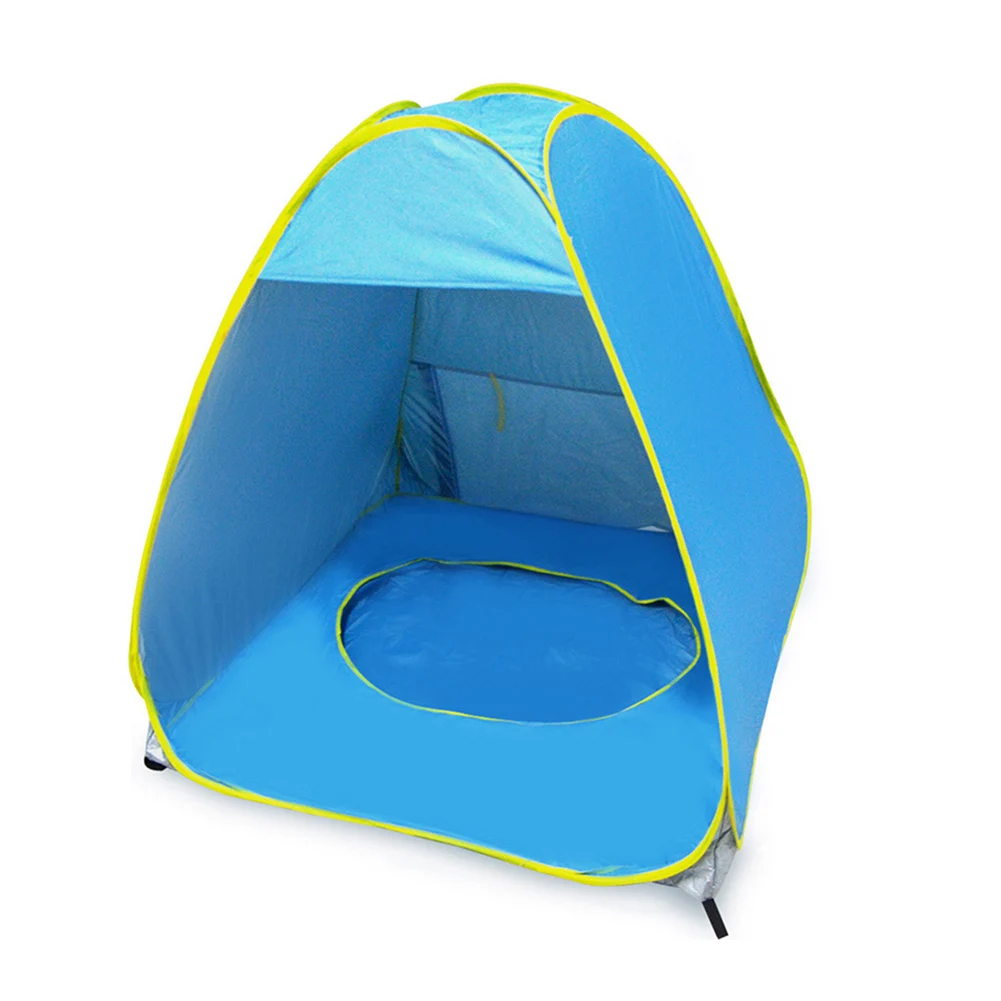 Outdoor Kids Shade: Baby Beach Tent With Pool, Pop Up Tents For Toddler, Sun Shelter UV Protection