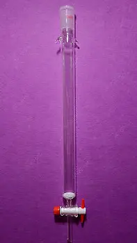 

100ML,Chromatography Column,OD=25mm,Body Length 300mm,24/40,PTFE Stopcock