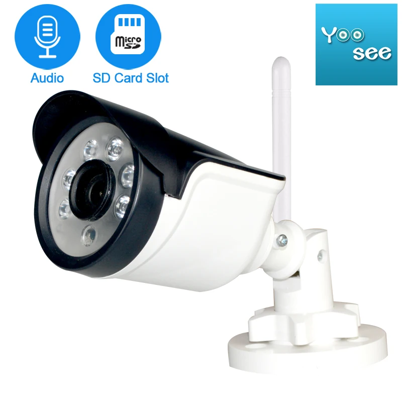 

P2P ONVIF With SD Card Slot Wireless IP Camera Outdoor 1080P Email Alert Motion Detect CCTV Surveillance Camera IP Wifi 720P