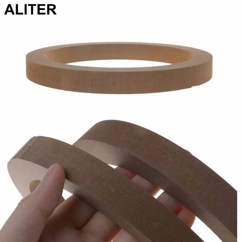 

2PCS Wood MDF Speaker Spacer Mounting Rings 6.5" Fiberglass Door Kick Pods