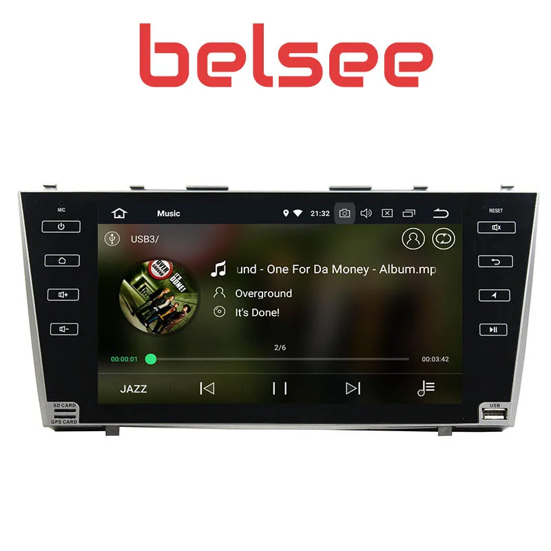 Belsee 9 "IPS экран Android 10 CarPlay головное устройство стерео радио мультимедиа GPS