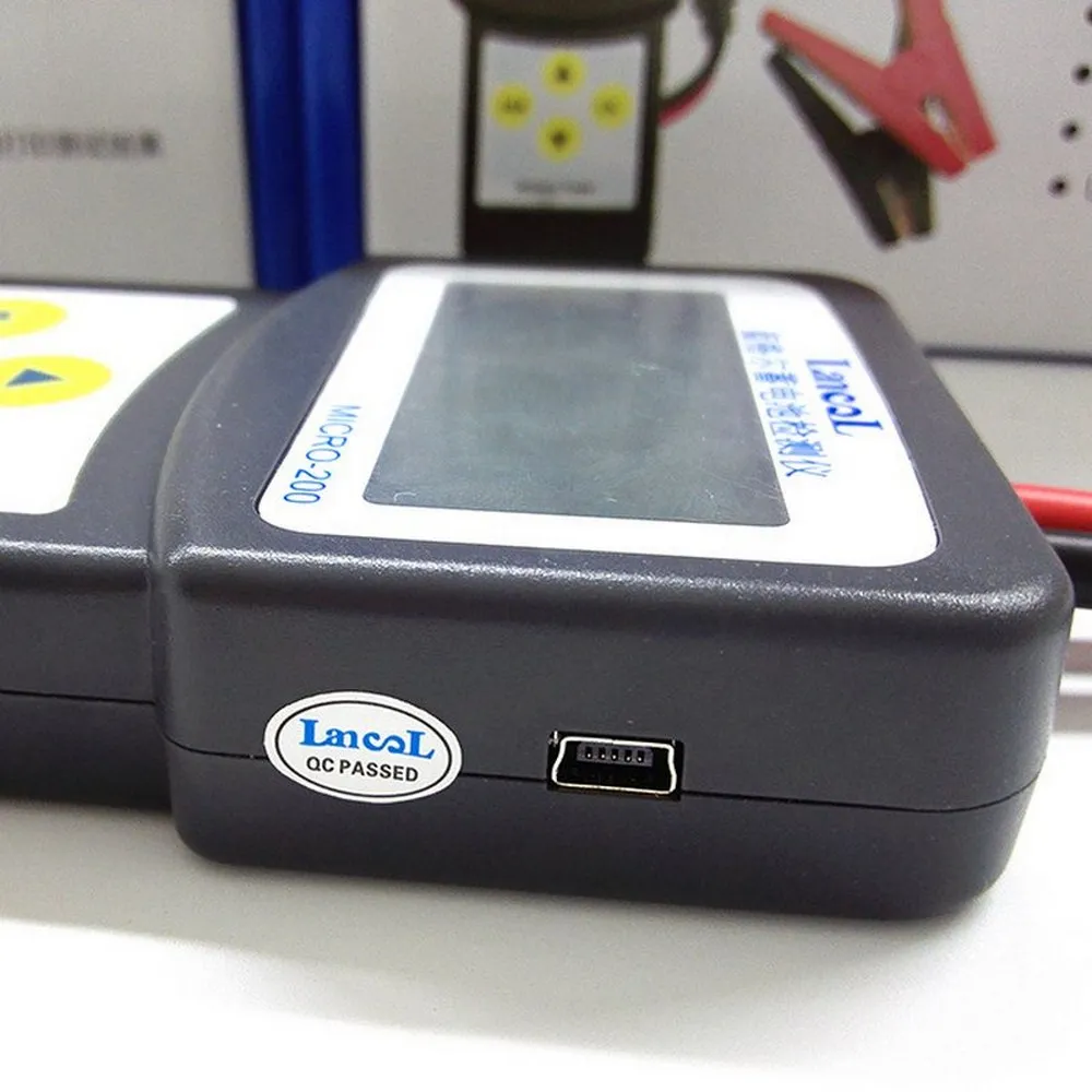  Micro 200 12V Car Battery Tester CCA100-2000 Car Diagnostic Tool Automotive Battery System Analyzer