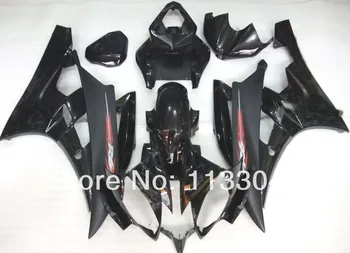 

Pre_drilled fairing kit for YAMAHA YZF-R6 06-07 YZF R6 06 07 YZF 600 R6 2006 2007 compression mold black motorcycle fairings