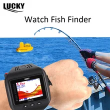 В Lucky FF518 watch Тип эхолот эхолот беспроводной Наручный эхолот 200 футов(60 м) Диапазон портативный эхолот для рыбалки
