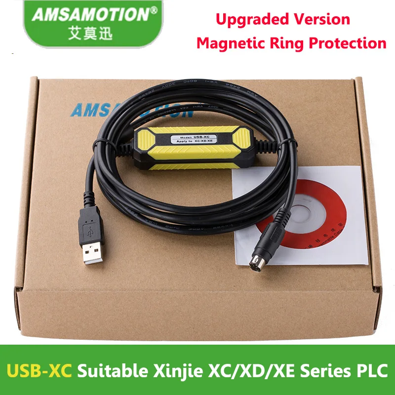 USB-XC USB к RS232 адаптер для XC PLC подходит Xinje XC1 XC2 XC3 XC5 PLC Кабель для программирования
