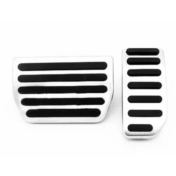 

Car AT Fuel Gas Brake Accelerator Pedal Kit Covers fit For Volvo S60 V60 XC60