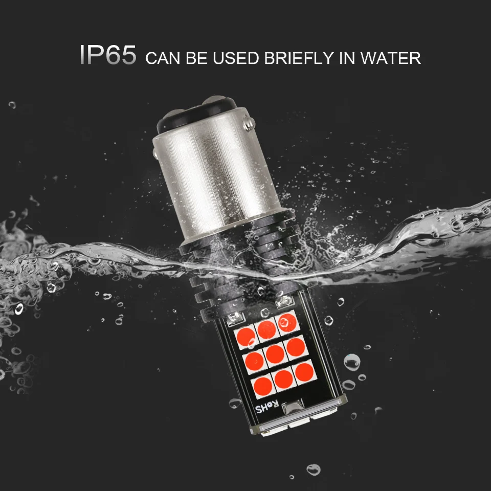 NLpearl 2 шт. 1157 BAY15D Белый светодиодный автомобиль лампа сигнальная авто p21/5 Вт