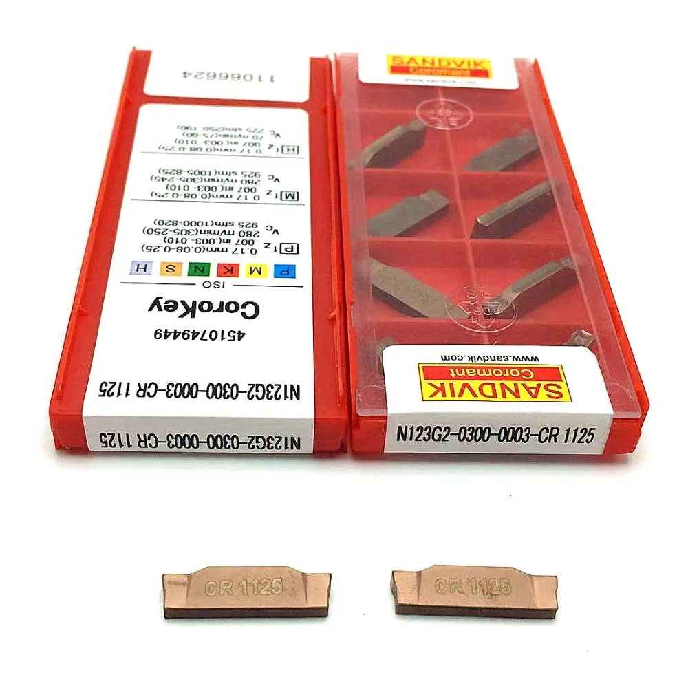 N123G2 0300 0003 CR 1125 grooving carbide inserts N123G2 lathe cutter turning tool Parting and grooving tool N123G2 0300 0003 CR 1125 grooving carbide inserts N123G2 lathe cutter turning tool Parting and grooving tool