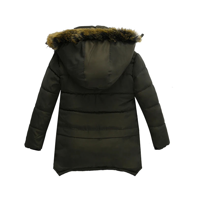 Новинка года; пальто для маленьких мальчиков; куртка Детская куртка с капюшоном теплая зимняя одежда для малышей модное пальто длинное детское модное пальто детское пальто