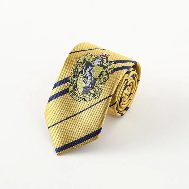 Гриффиндор Слизерин Поттер галстук Косплей Аксессуары волшебный Хогвартс Униформа галстук Гриффиндор Hufflepuff Ravenclaw галстук - Цвет: 8