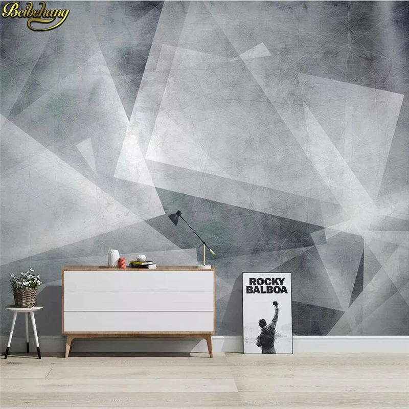 

Обои на заказ нордический абстрактный Геометрическая линия домашний декор ТВ диван фон Ретро Геометрия декоративная 3D живопись