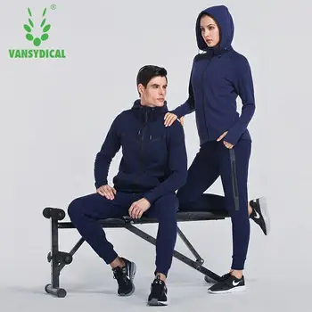 

2018 Winter hooded Sport Suits Men/Women Comfortable Outdoor Running Sets Jogging Suit Men Women Fitness Gym Couples