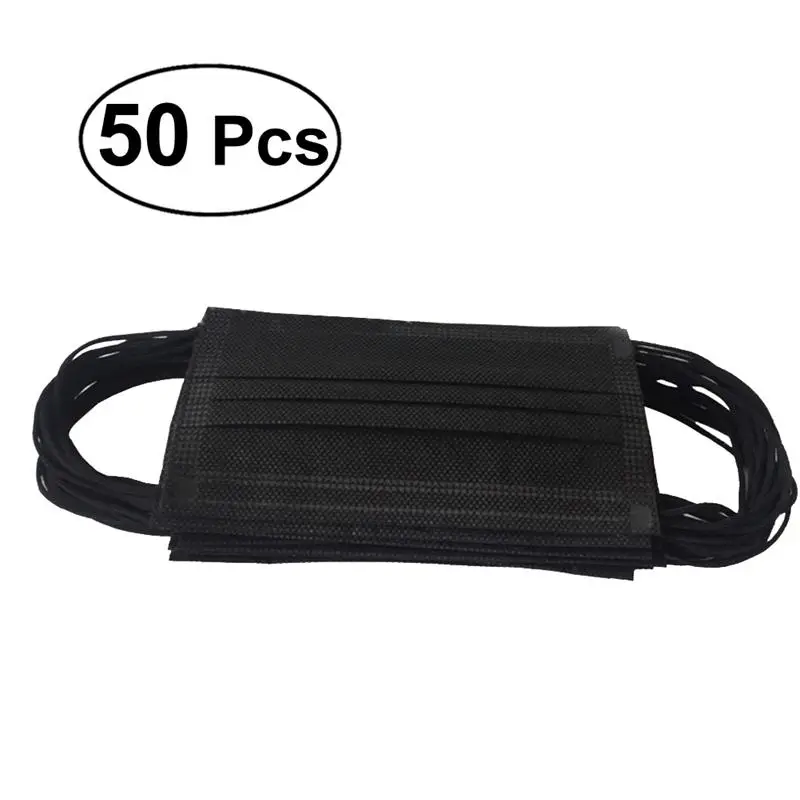 

50pcs 3 Layer Disposable Ear-loop Surgical Face Mask Dust Filter Mouth Cover for Doctor Dentist Nurse D5