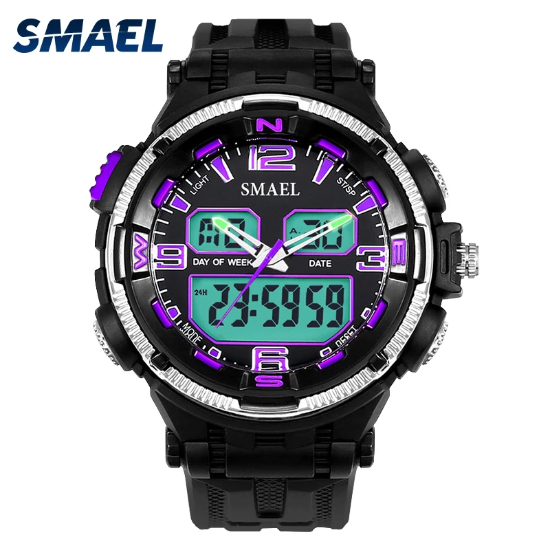 digital watch dual time