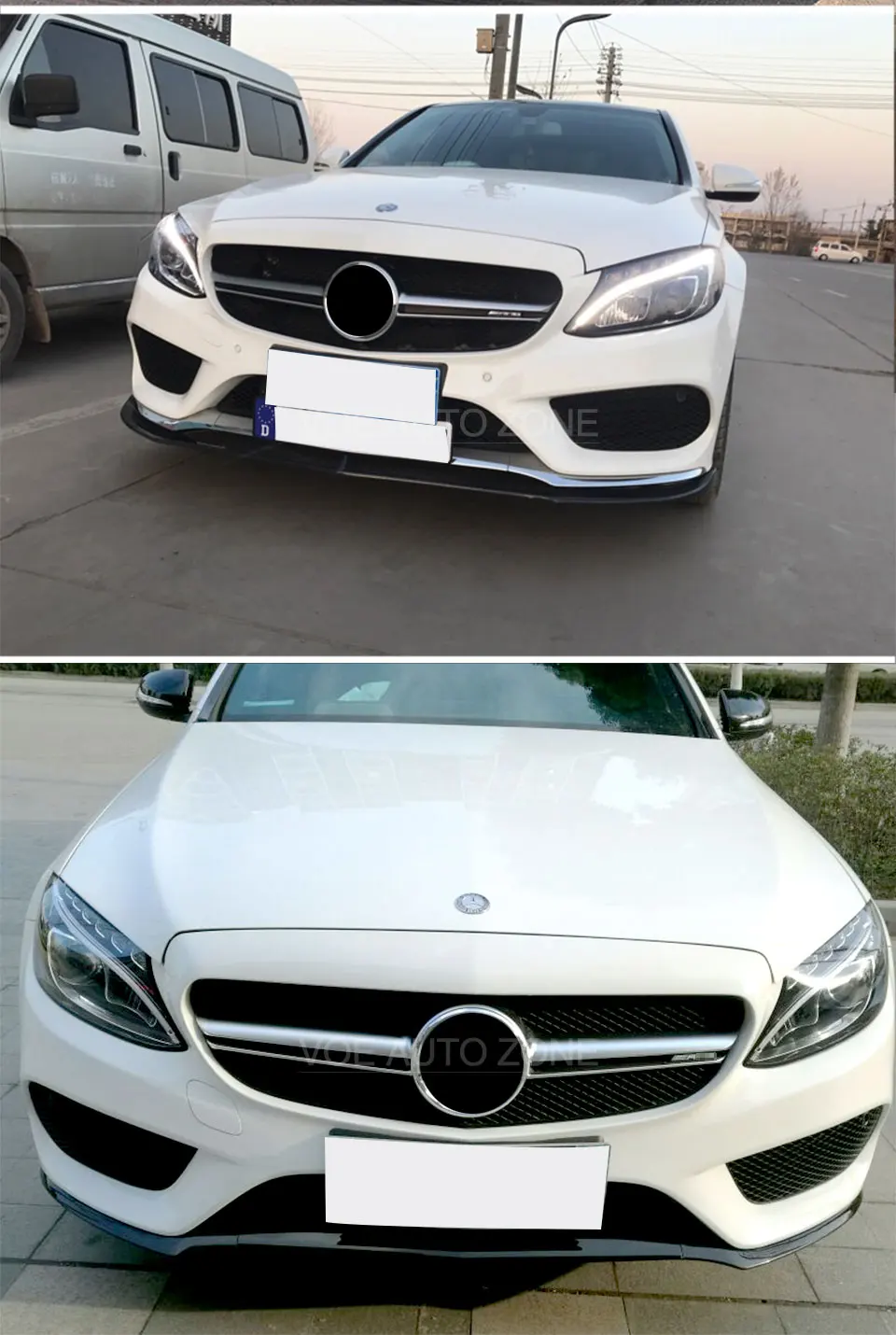 W205 AMG-Стиль спереди сетки гонки гриль решетка для Mercedes-Benz W205 C-class C180 C200 C220 C250 260 C400 серебристый/черный