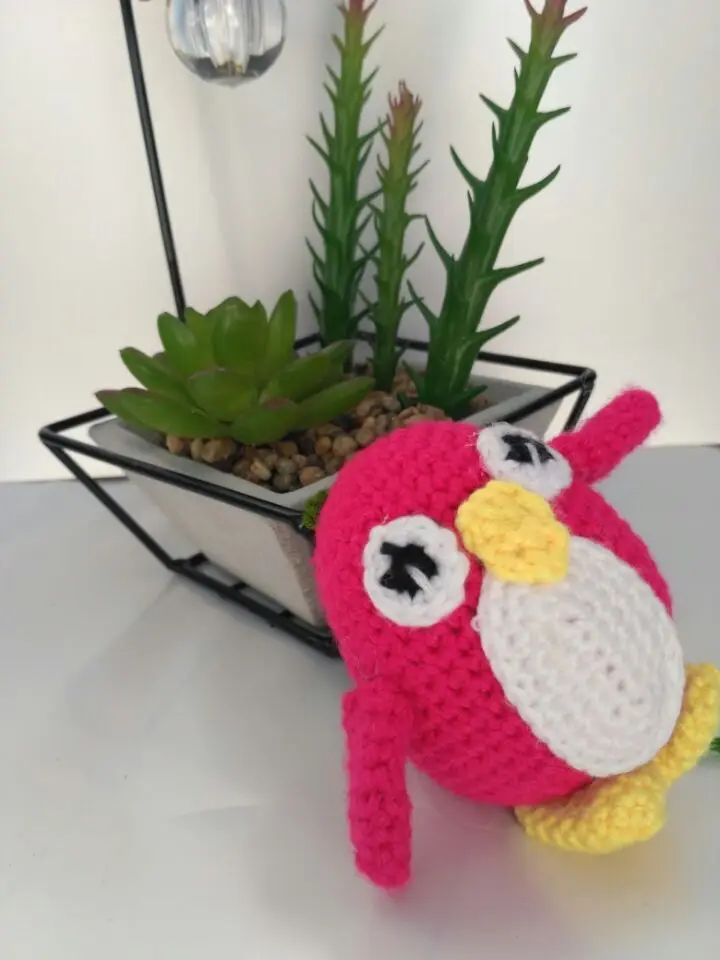 Amigurumi коляска крючком цепь пингвин