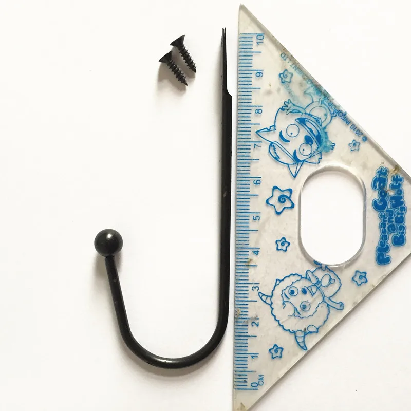 5 шт. простой стиль матовая Черная Отделка настенное крепление ...