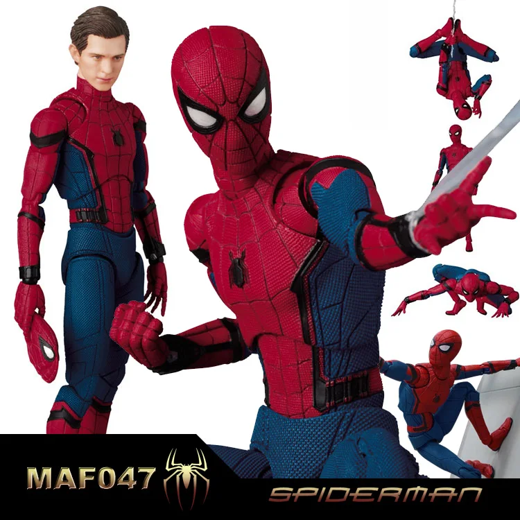 

anime movie game The Amazing Spiderman Variant Figure Film Version Spider Man Peter Parker PVC Action Figures Toy Doll Kids Gift