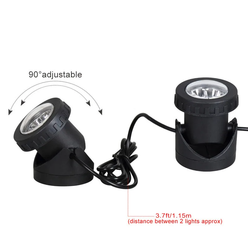 Светодиодный фонарь на солнечной батарее подводсветильник светильник для