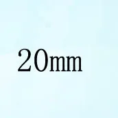 50 шт 3,0~ 20 мм 5A круглая машинная резка белый циркон камень свободные CZ камни образец синтетический драгоценный камень для ювелирных изделий DIY - Цвет: 20mm