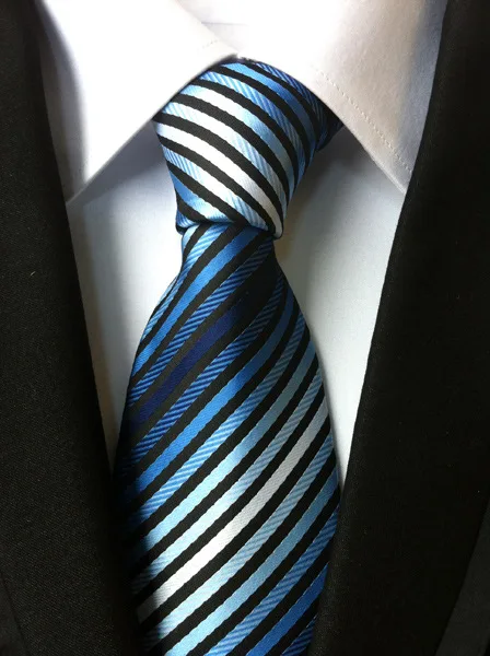 8 см Классический Полосатый клетчатый галстук высокого качества желтый зеленый синий деловой Свадебный галстук Модный повседневный жаккардовый мужской галстук - Color: W08