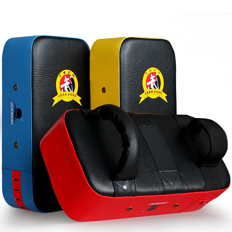 Cena ZOOBOO kick boxing Pad worek treningowy stóp cel Mitt MMA sparing Muay tajski boks sprzęt treningowy wykrawania 3 kolory