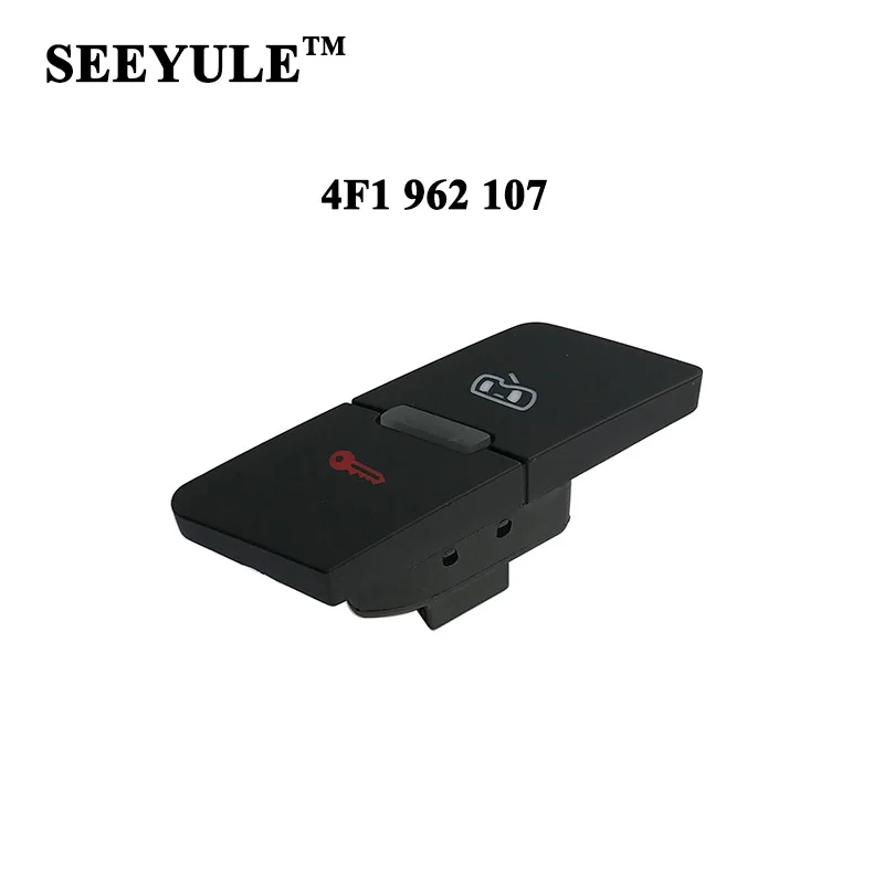 1 قطعة seeyule 4F1 962 107 باب السيارة قفل التبديل فتح التبديل زر الجبهة اليسرى لأودي a6l c6 rs6 s6 اولرود كواترو