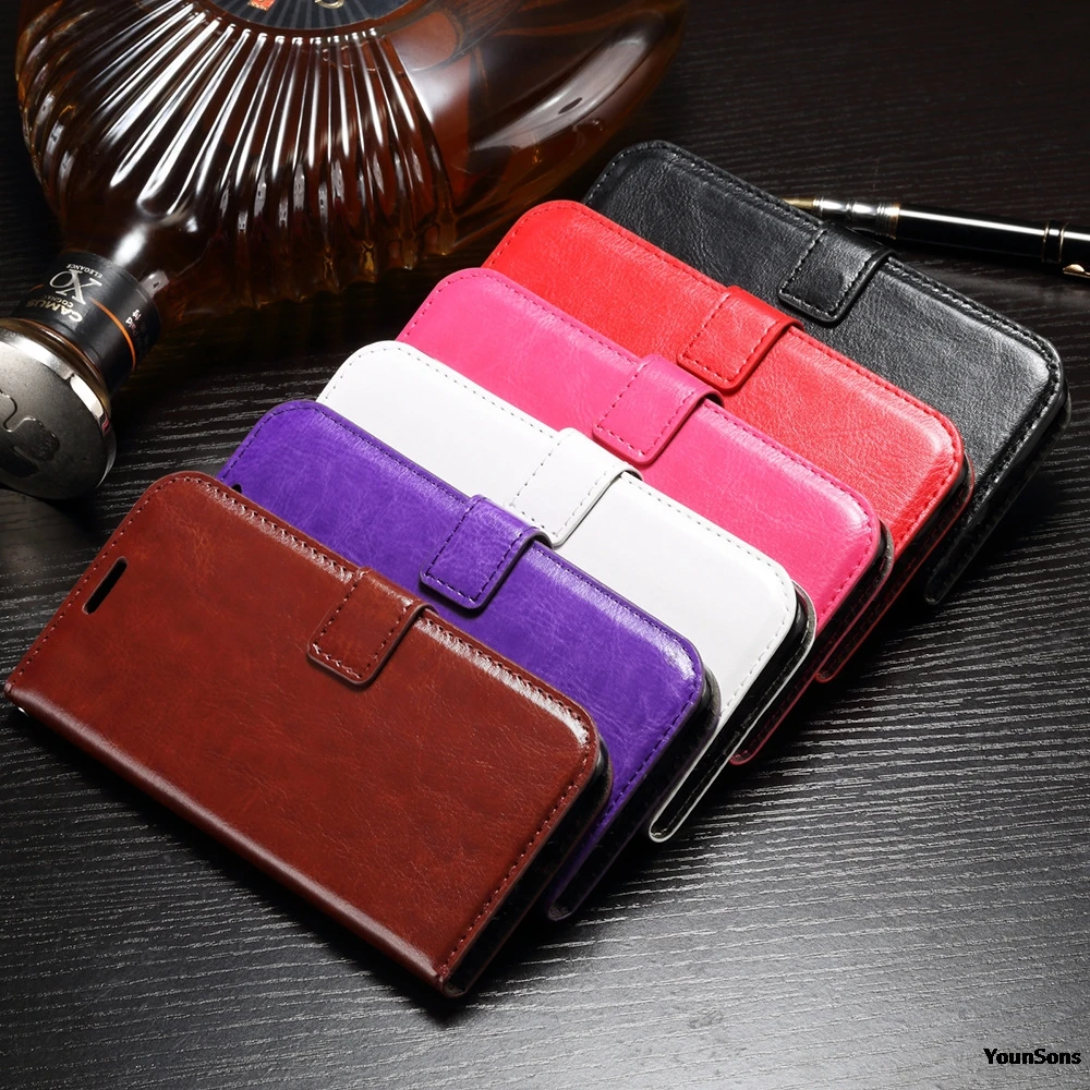 

Luxury Flip Leather Cover for Mate 9 Mate 10 Lite Cell Phone case for Y3 Y5 Y6 II Comact 2017 2018 Honor V10 Honor 10 Nova 3i