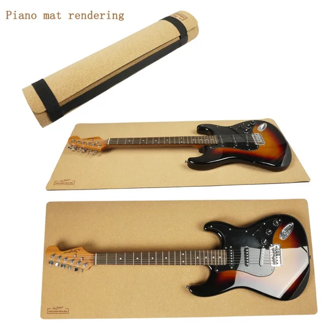 1 Set Guitar Work Mat and Guitar Neck Rest Non Guitar Workbench Mat for  Cleaning and Repairing Black - AliExpress