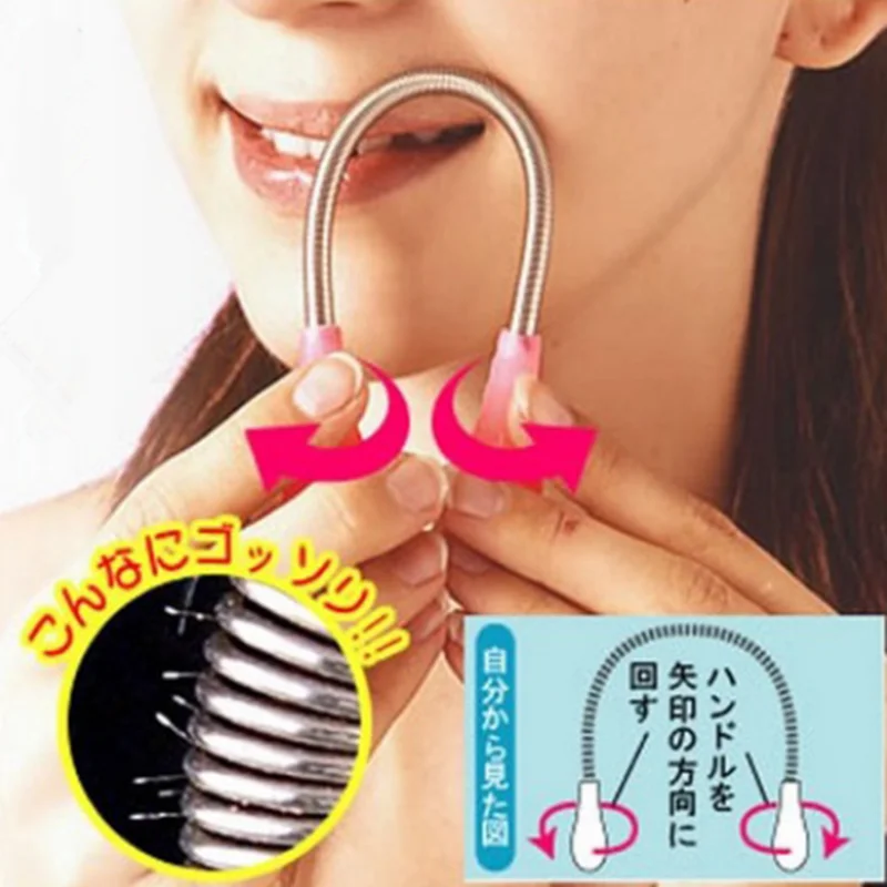 Epilator Epistick Face Facial Hair Remover Spring Threading Tool Removal Epicare