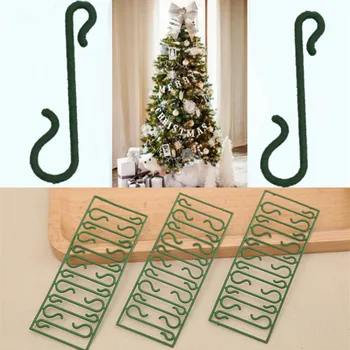 

50pcs/lot Christmas Ornaments S Shape Hooks Christmas Tree Decoration Multi Purpose Holders