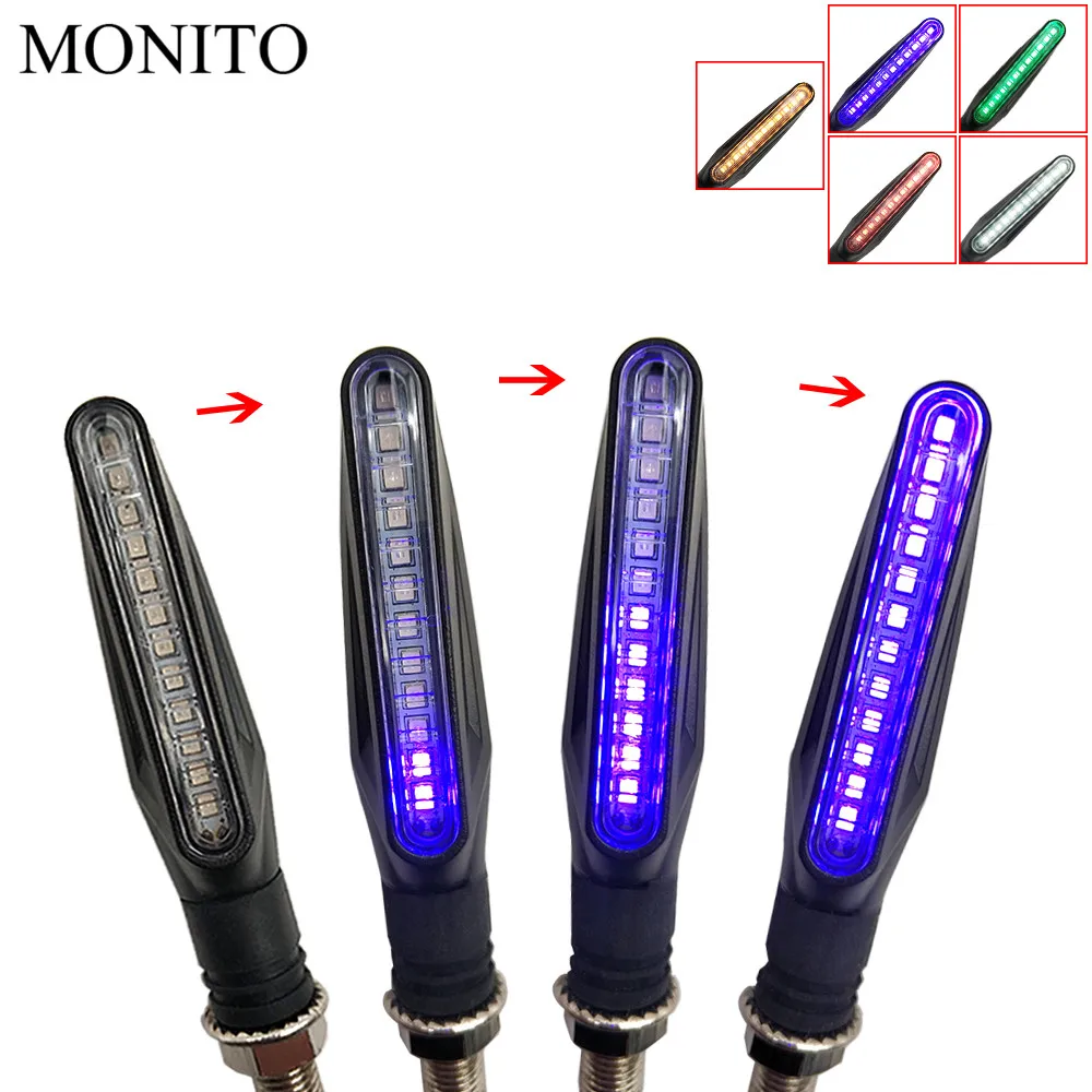 

motorcycle flowing water flicker led motocross turn signal light lamp For BMW R1200S R1200ST R1150RT F650CS R1100S R1150R S1000R