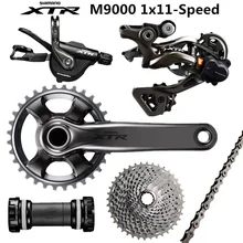 SHIMANO DEORE XTR M9000 M9020 набор групп для горного велосипеда 34T 170 мм шатун 1x11-скорость 40T M9000 задний переключатель