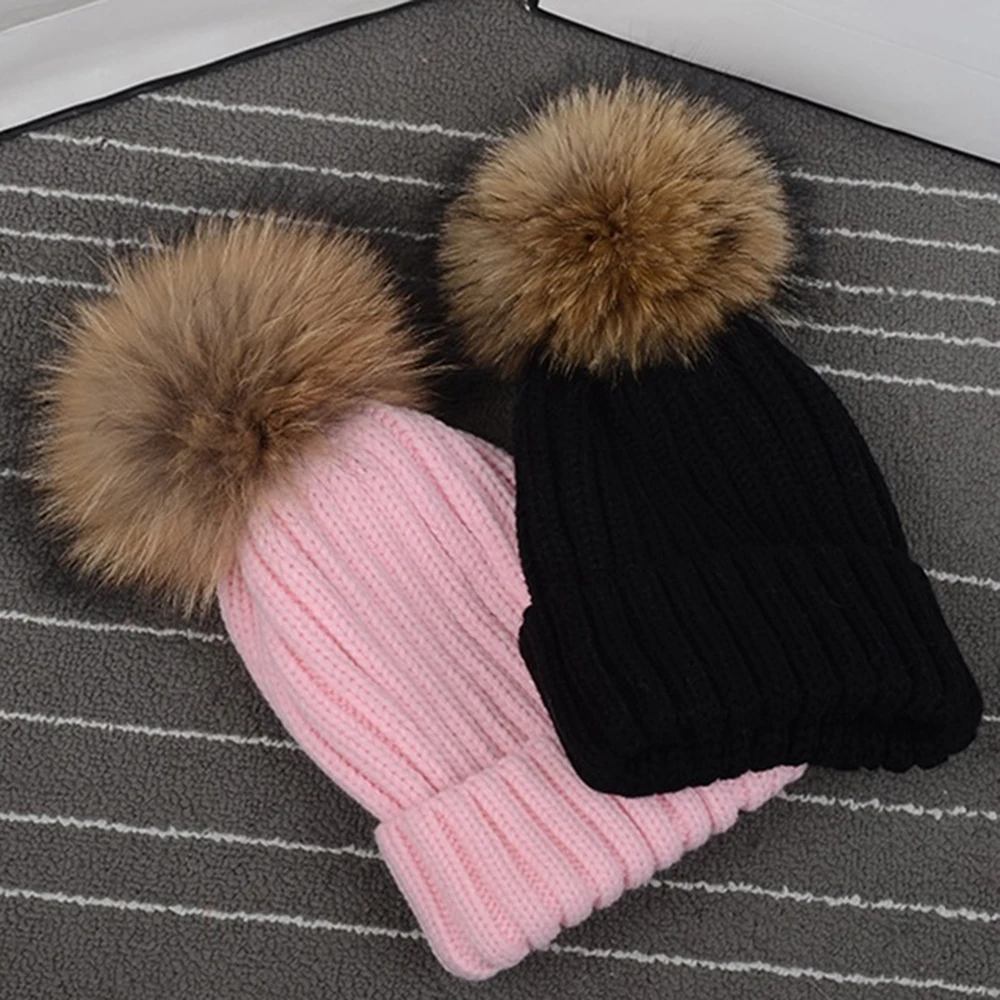 

Female Sports Winter Running Cap Poms Winter Hat For Women Girl 'S Hat Knitted Beanies Cap Ball Hat Thick Women Skullies Beanies
