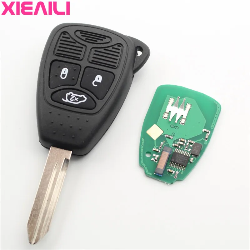 Дистанционный ключ XIEAILI OEM с 3 кнопками для Chrysler 300C 433 МГц 46 электронным чипом без