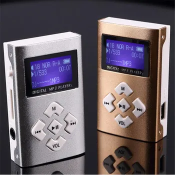 

Mp3 Player USB Mini Clip MP3 Player LCD Screen Support 32GB Micro SD TF Card Radio Walkman Pocket Audio Song Subtitles 6 Colors