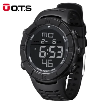 

Brand New OTS Military Digital Alarm Watch Men Sports Watches Waterproof Outdoor Wristwatch