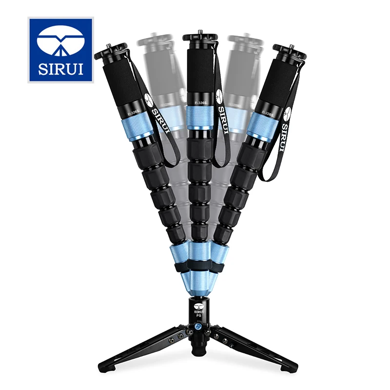 

Free Shipping Sirui P-326S P326S Monopod For Camera Carbon Fiber Portable Travel Tripod 6 Section Carrying Bag Max Load 8kg