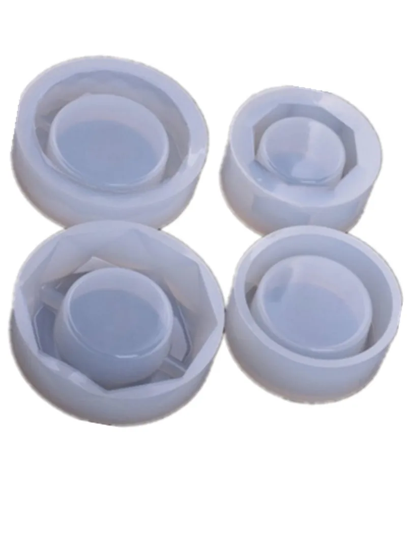 

Molds Ashtray crystal epoxy resin silicon mould gypsum cement concrete manual ashtray making DIY Clay Silicone Mold