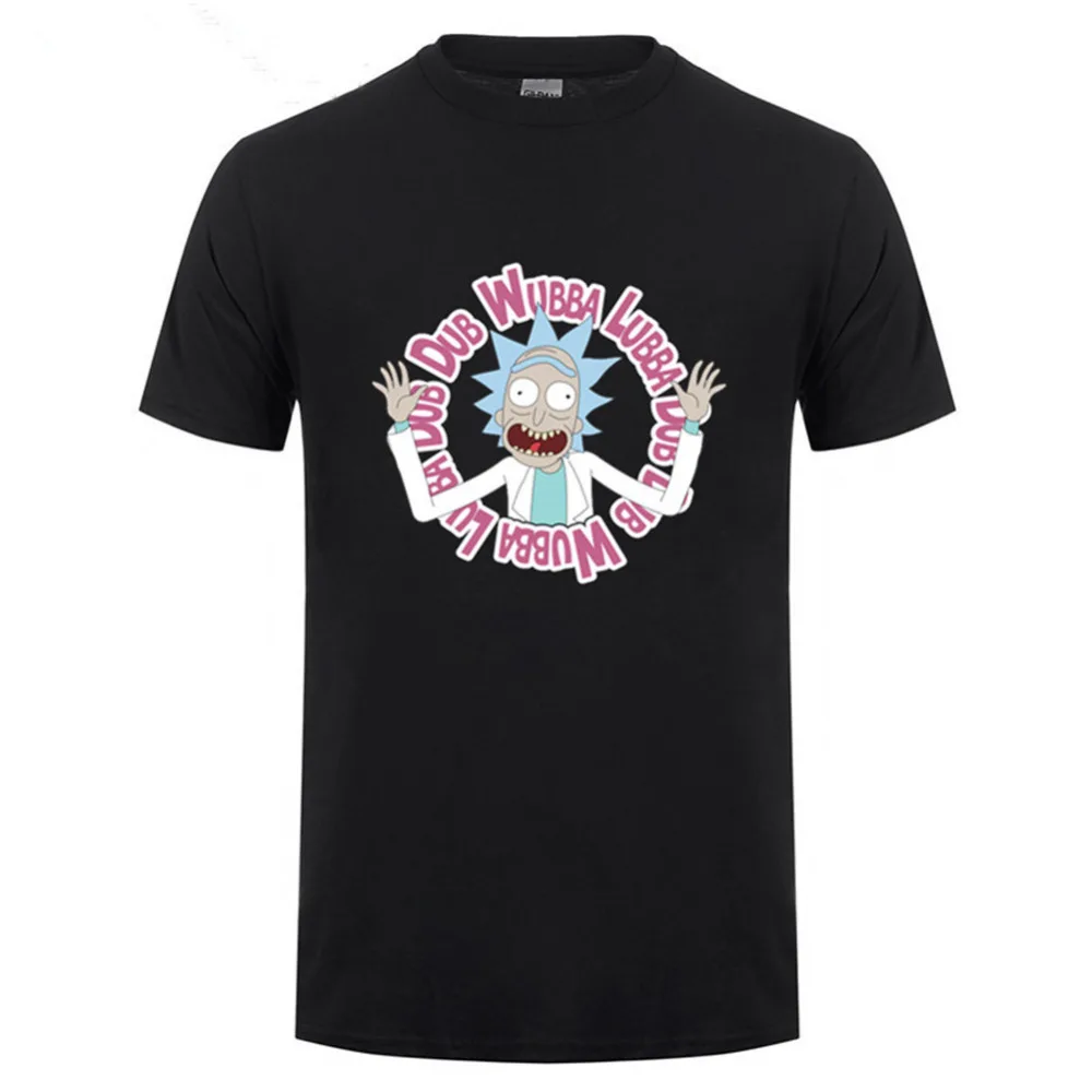 

RICK AND MORTY T shirt WUBBA LUBBA DUB DUB PINK VARIANT Funny Ricka and morty tshirt tops tees harajuku shirt rick morty t-shirt