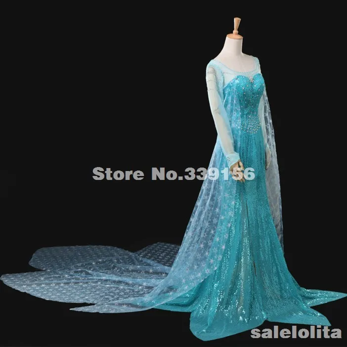 elsa fantasy gown